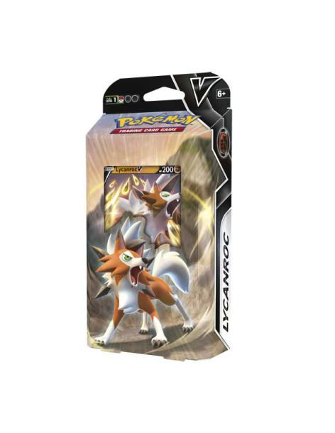 Espada y Escudo 9 Astros Brillantes: Lycanroc V Battle Deck (Inglés)  - Desata los poderes del crepúsculo y de la noche con una 