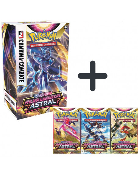 Build & Battle Pack: Astral Radiance + 3 Astral Radiance booster packs (Spanish)