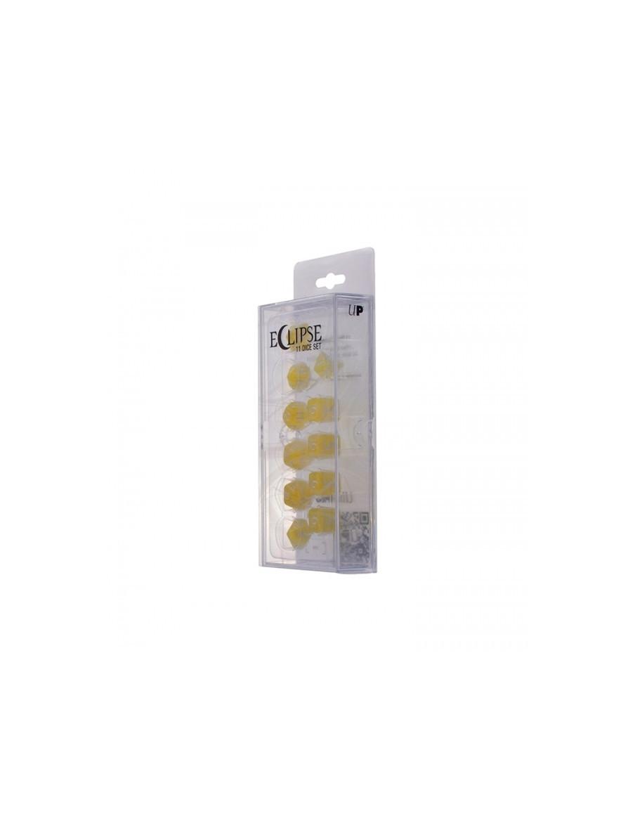 Set de Dados Amarillo Limón Eclipse (11 dados)  - 