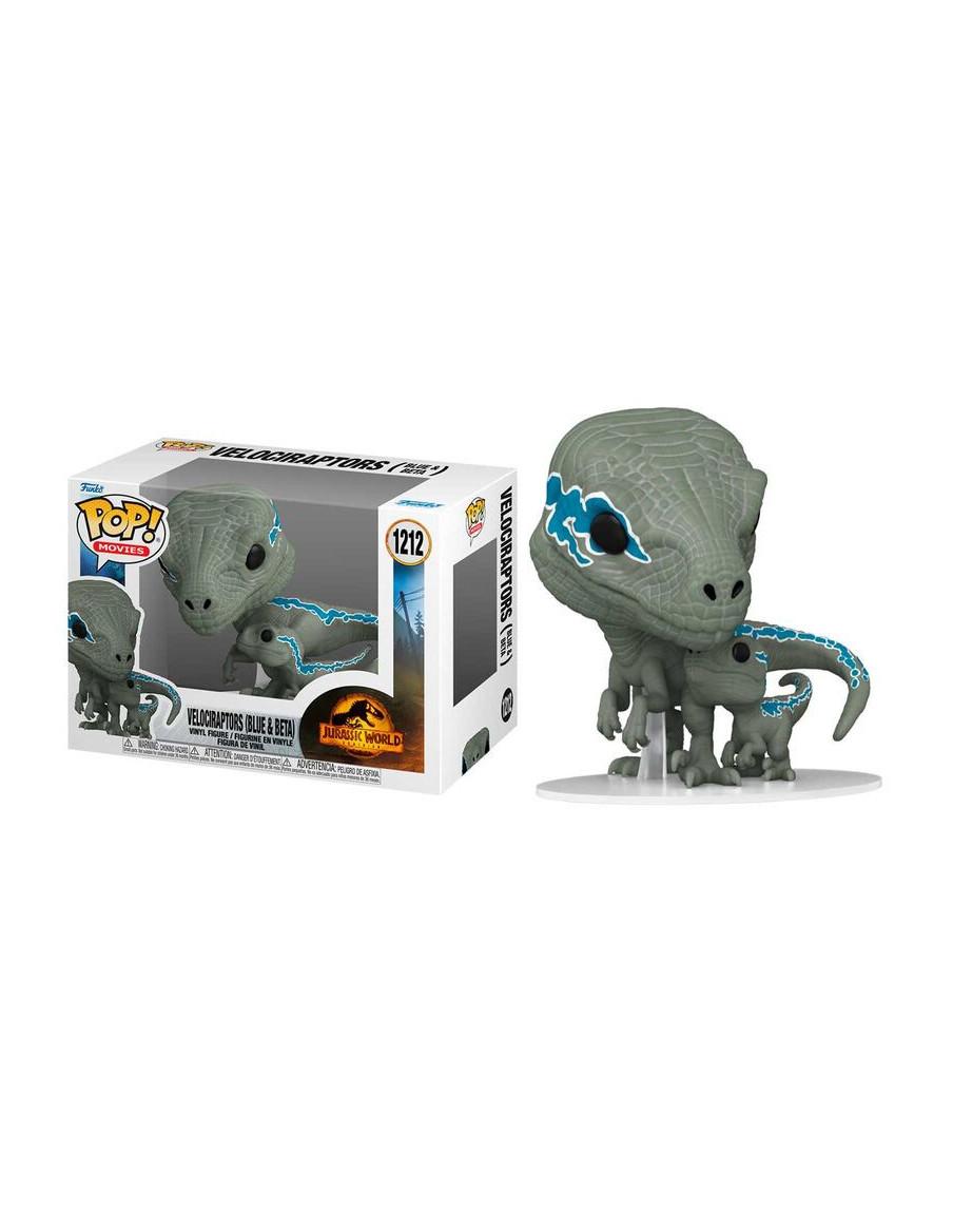 Funko Pop Velociraptors (Blue+Beta). Jurassic World Dominion