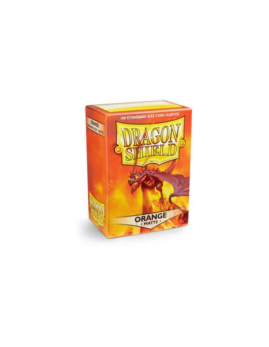 Dragon Shield Standard Size Sleeves (63x88mm) - Orange Mate (100)