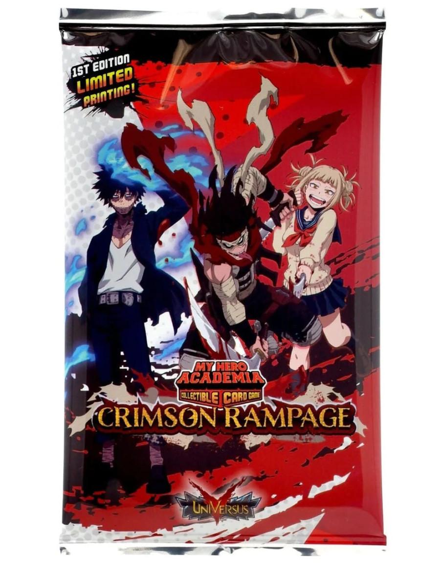 My Hero Academia CCG - Sobre Crimson Rampage Series 02 - (10 Cartas) Inglés