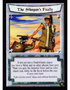 The Shogun's Fealty  - If you are not a Shadowlands player, you have a Wind, and no other players have your Wind, you gain the I