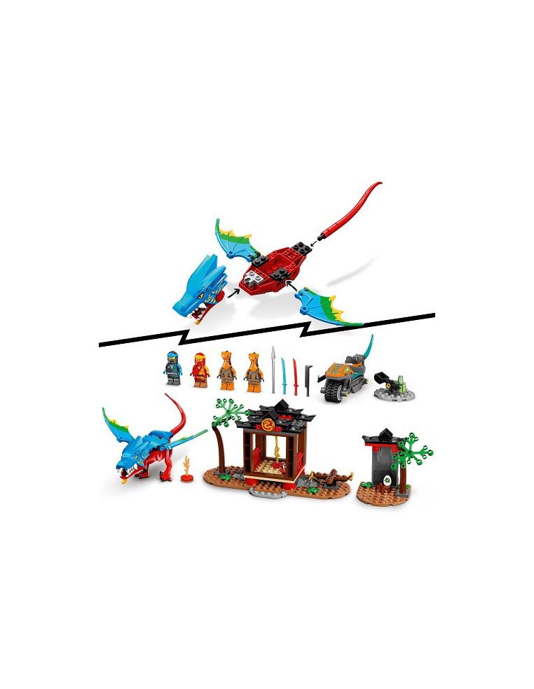 Lego. Ninja Dragon Temple. Ninjago  - The Ninja Dragon Temple (71759) playset helps kids aged 4+ develop their building skills. 