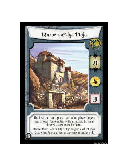 Razor's Edge Dojo (Español)  - The first time each phase each other player targets one of your Personalities with an action, he 