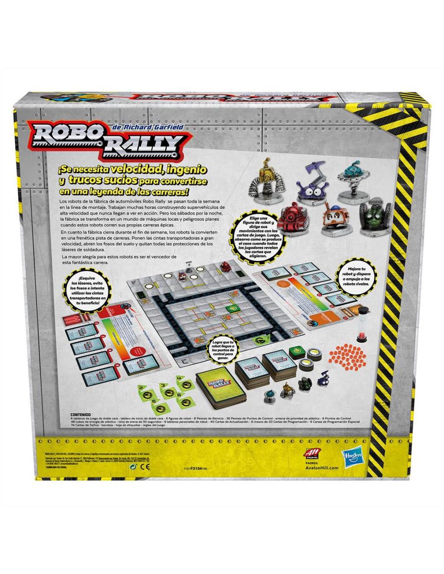 Robo Rally  - La carrera ha comenzado para los robots de la fábrica de automóviles Robo Rally que trabajan largos y duros días e