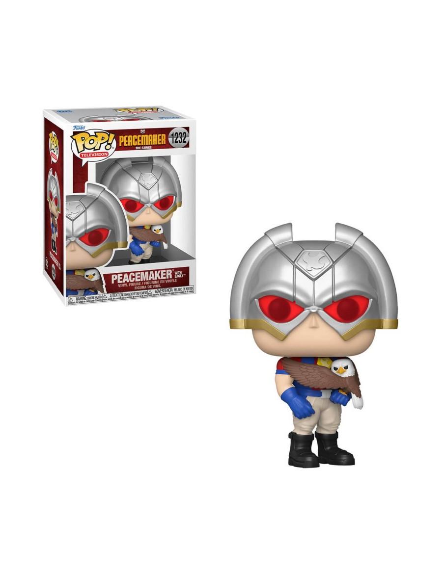 Funko Pop Peacemaker con Eagly. Peacemaker  - Figura Funko Pop Peacemaker con Eagly en vinilo, en distribución. 10 cm de altura.