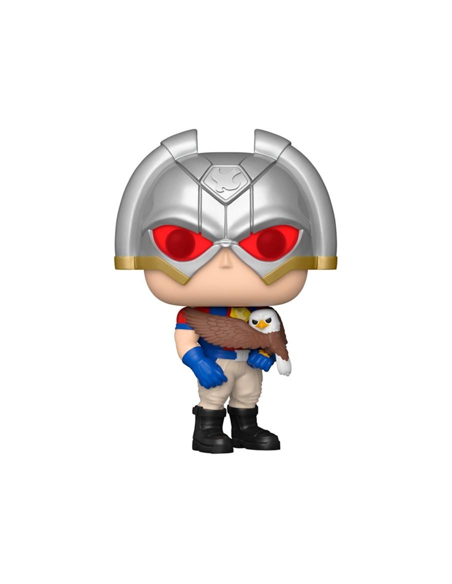 Funko Pop Peacemaker con Eagly. Peacemaker  - Figura Funko Pop Peacemaker con Eagly en vinilo, en distribución. 10 cm de altura.