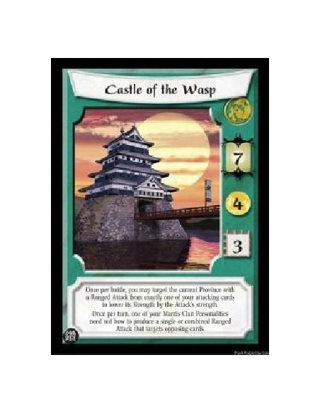Castle of the Wasp  - Once per battle, you may target the current Province with a Ranged Attack from exactly one of your attacki