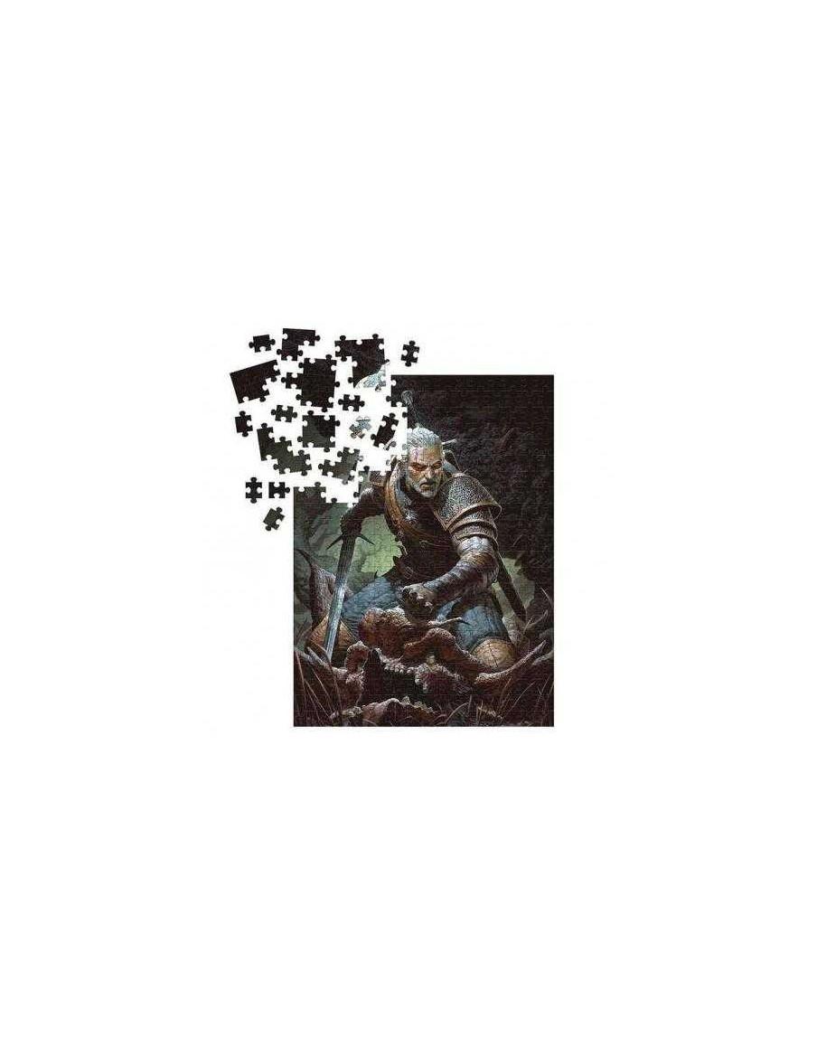 Puzzle The Witcher 3 Geralt - Trophy  - Le llaman el cazador de monstruos por una razón. Cuando Geralt caza a las criaturas que 