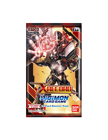 Digimon Xrecord BT09 Sobre (12 Cartas) (Inglés)