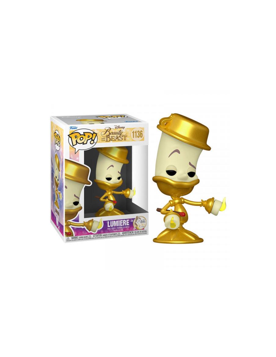 Funko Pop Lumiere. La Bella y la Bestia. Disney  - 