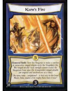 Kuro's Fire (Español)  - Elemental Battle: Bow this Shugenja to make a number of consecutive ranged attacks up to the Shugenja's