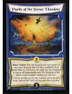 Purity of the Seven Thunders FOIL  - Ritual Limited: Bow this Shugenja and any number of your other Shugenja such that their com