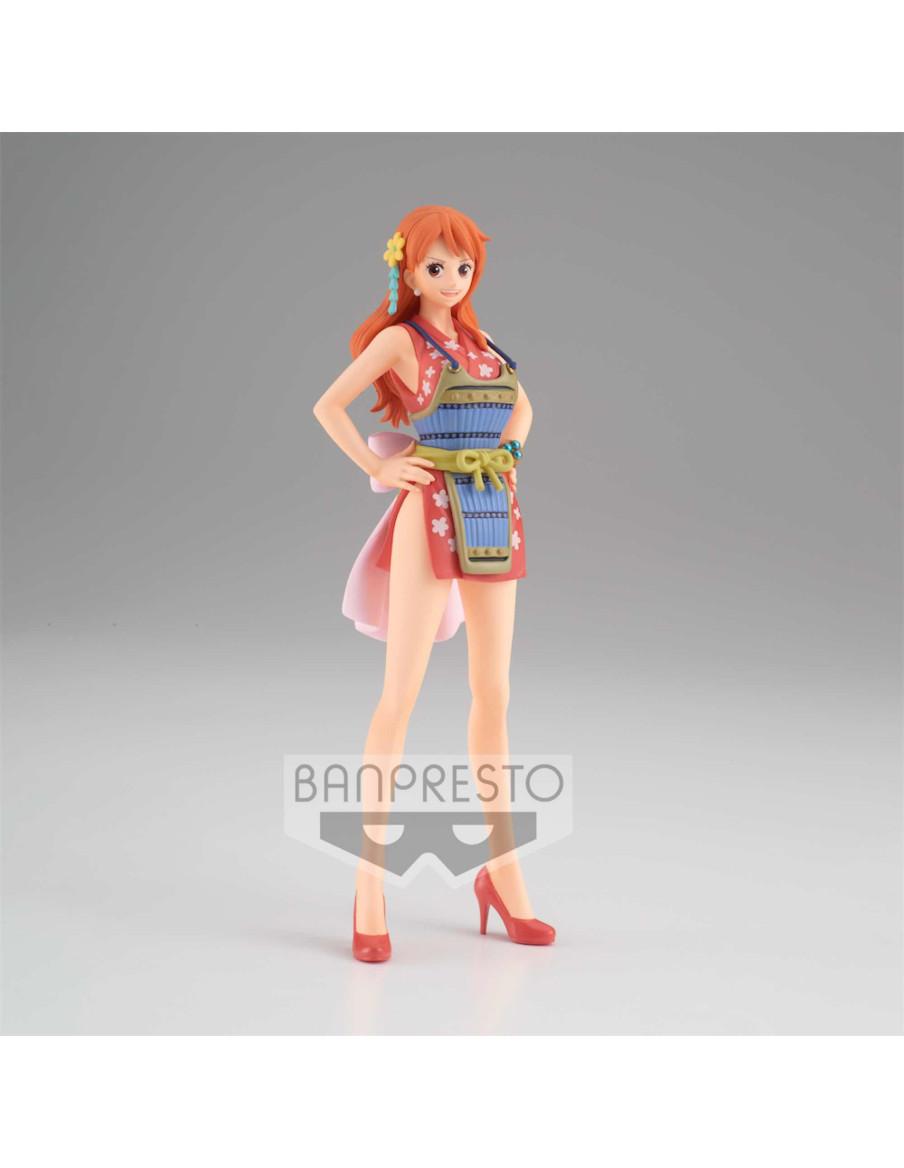 Figura Nami Grandlane Lady. One Piece  - Marca: Banpresto Línea de producto: DXF The Grandline Lady Wano Country Franquicia: One