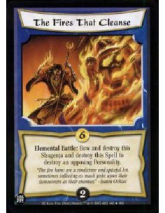 The Fires That Cleanse  - Elemental Battle: Bow and destroy this Shugenja and destroy this Spell to destroy an opposing Personal
