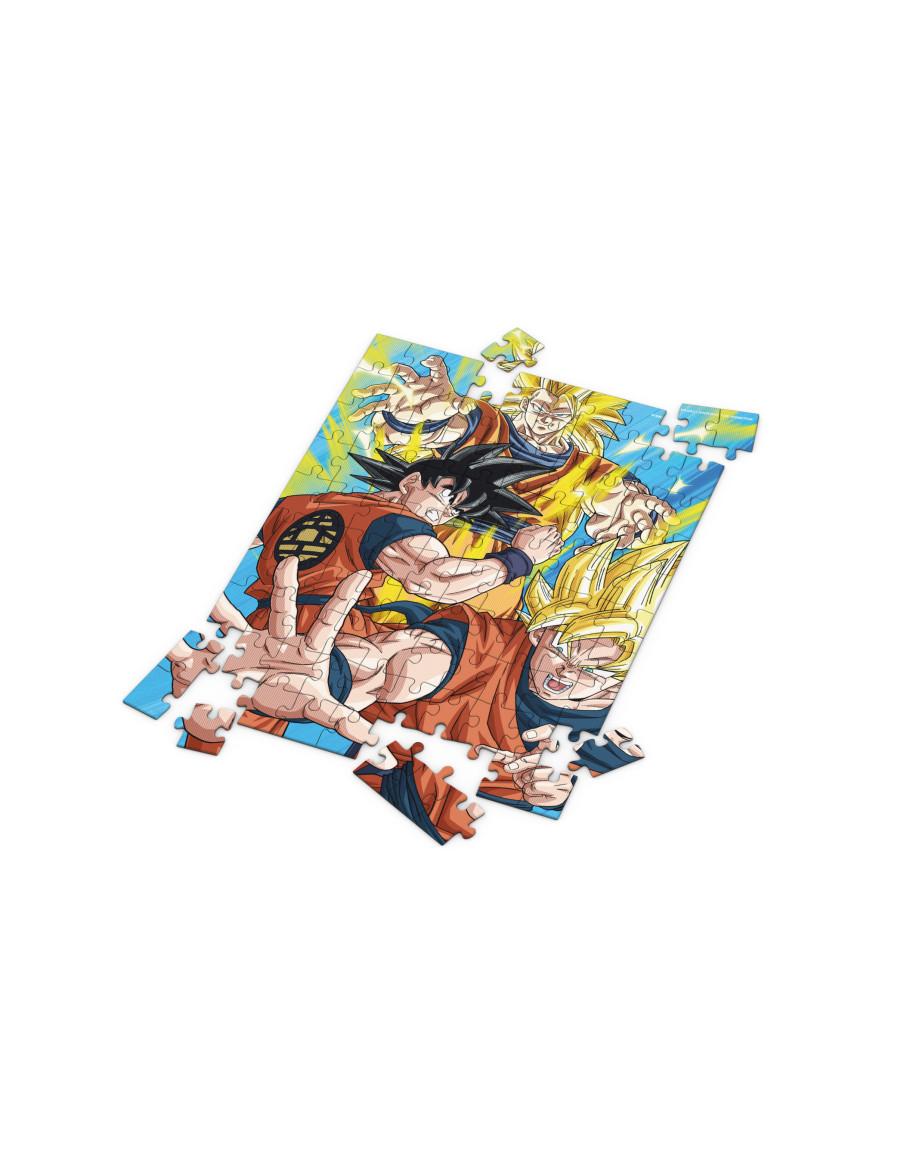 Puzzle Dragon Ball Z con efecto 3D Goku Saiyan. (100pz)  - Puzzle con efecto 3D de Goku Super Saiyan