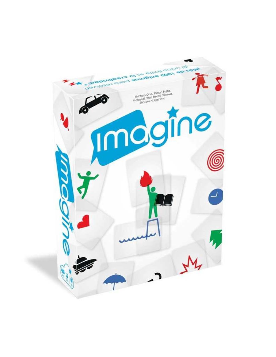 Imagine  - ¡Exprésate, no hay límites!  Las 60 cartas transparentes de Imagine te permitirán liberar tu imaginación para resolve