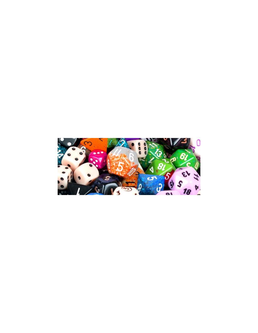 Dice 20 sided Metal Blackfire  - 