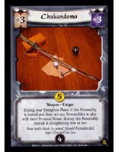 Chukandomo FOIL - Weapon * Unique During your Straighten Phase, if this Personality is bowed and there are any Personalities in
