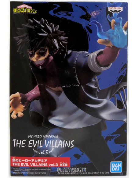 Figura Banpresto The Evil Villains Vol. 3 Dabi. My Hero  Academia