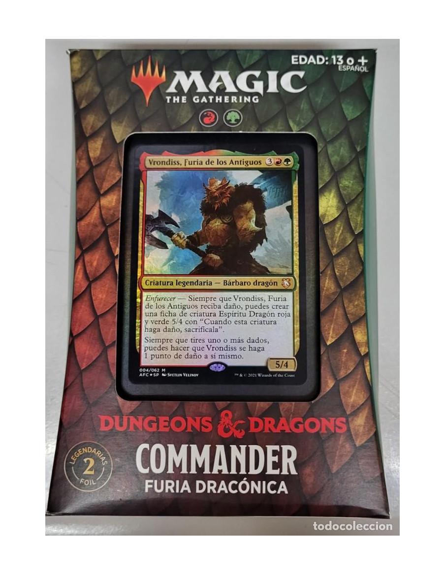 Mazo MTG Commander - Furia Dracónica  - 