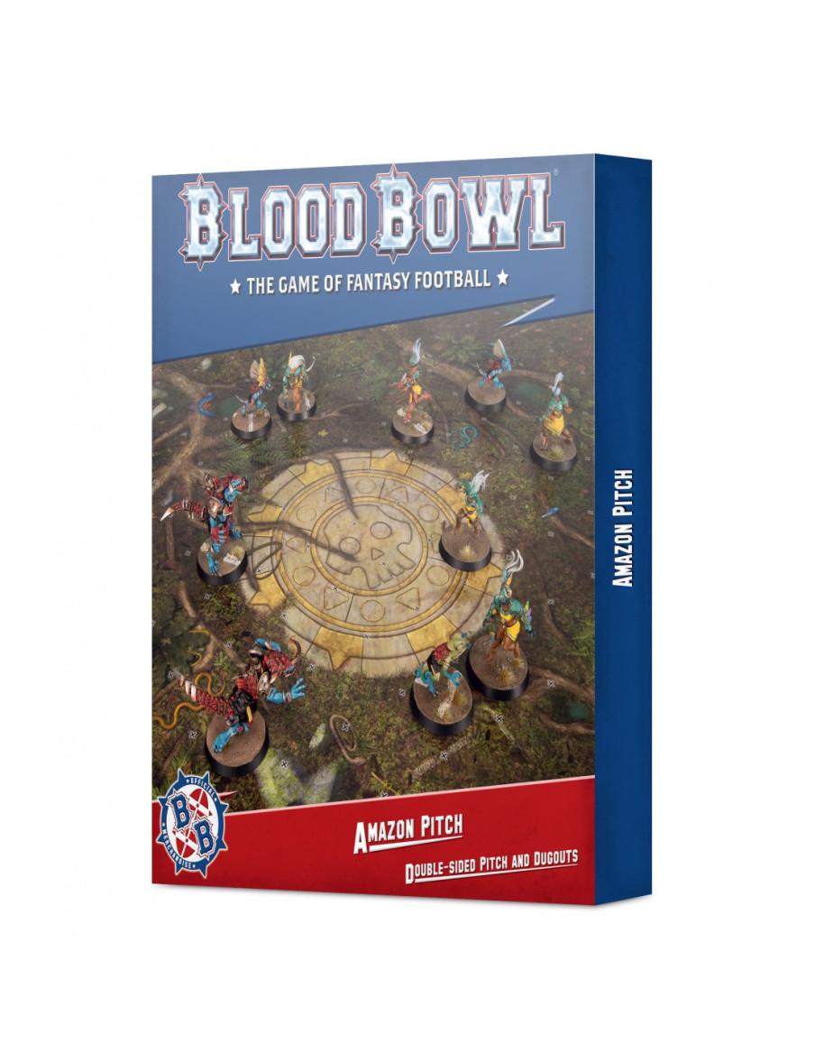 Blood Bowl: Amazons Team Pitch & Dugouts