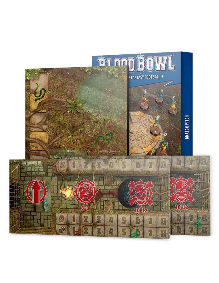 Blood Bowl: Amazons Team Pitch & Dugouts  - 