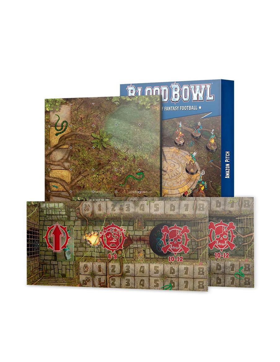 Blood Bowl: Amazons Team Pitch & Dugouts  - 