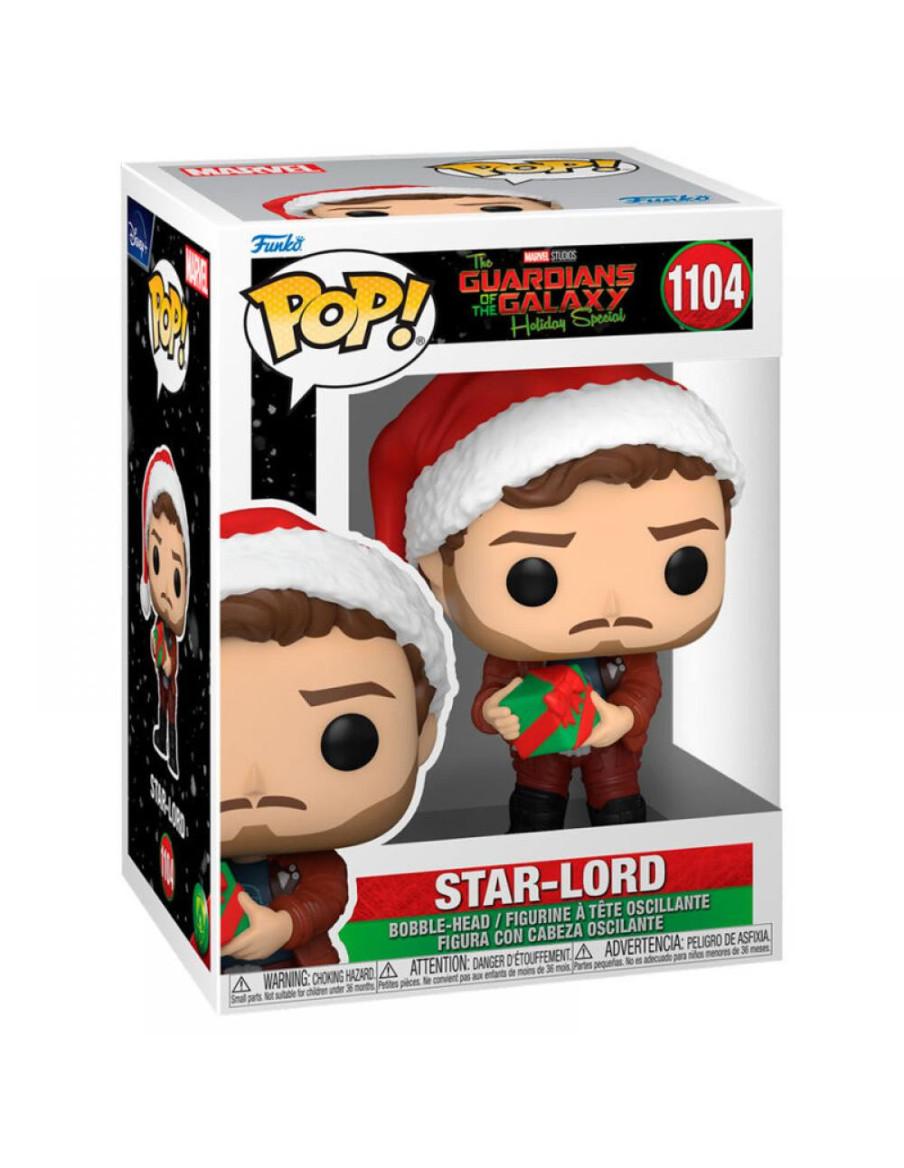 Funko Pop. Star Lord. Guardianes de la Galaxia Especial Navidad  - Funko Pop de Star Lord Especial Navidad