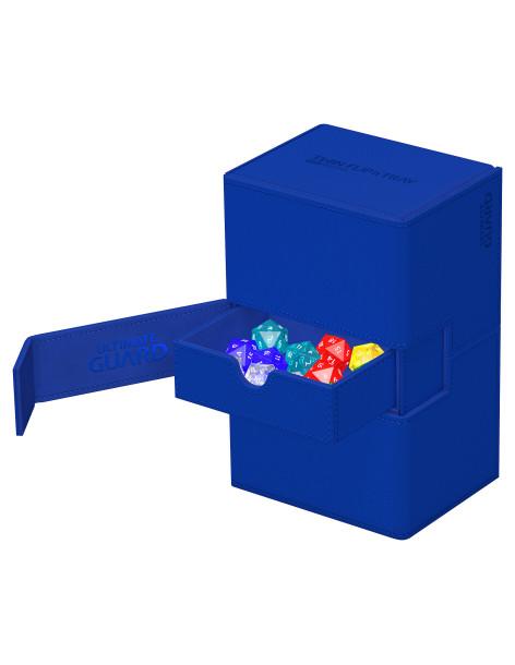 Twin Flip'n'Tray Deck Case 160+ Tamaño Estándar XenoSkin Azul  Monocolor. Ultimate Guard  -