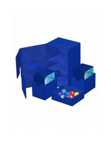 Twin Flip'n'Tray Deck Case 160+ Tamaño Estándar XenoSkin Azul  Monocolor. Ultimate Guard  -  2