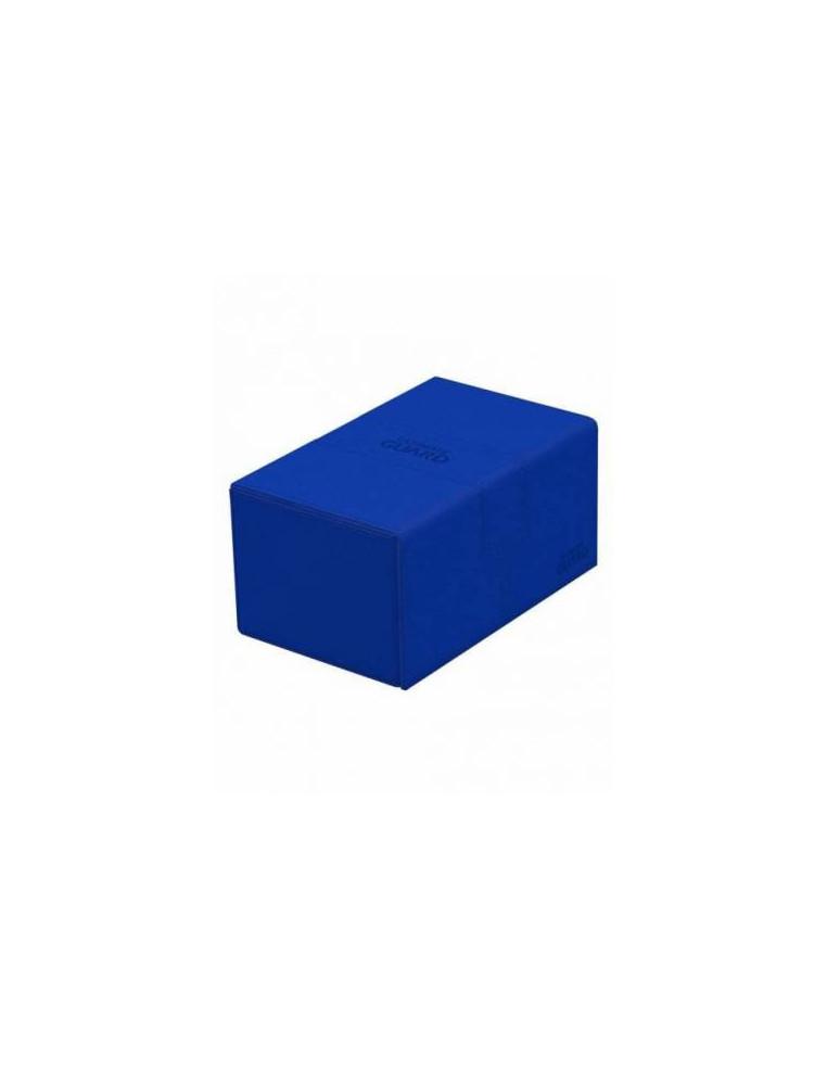 Twin Flip'n'Tray Deck Case 160+ Standard Size XenoSkin Blue Monocolor. Ultimate Guard  - 
