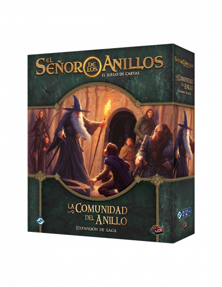 Expansión de Saga La Comunidad del Anillo. El Señor de los Anillos El juego de cartas  - Un Anillo para gobernarlos a todos Un A