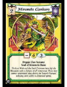 Mirumoto Gonkuro  - Dragon Clan Samurai Soul of Mirumoto Daini