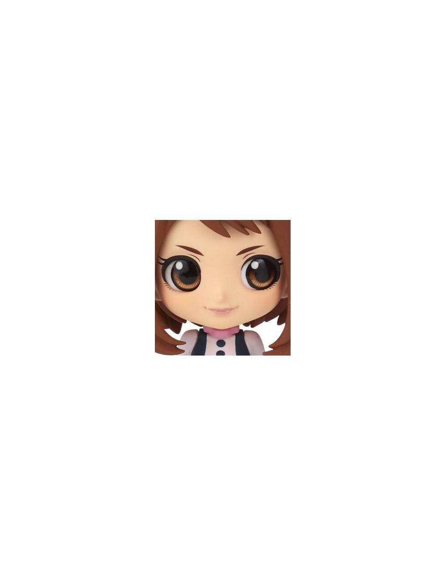 Figura Qposket Ochaco Uraraka. My Hero Academia  -  Esta figura de unos 13 cm, de PVC incluye una base soporte especial para exp