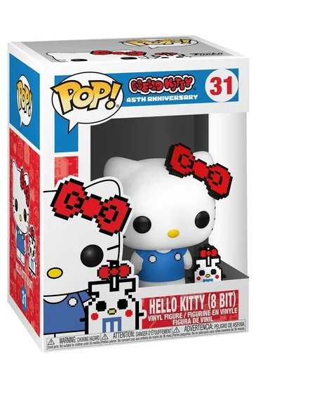 Funko Pop. Hello Kitty (8 Bit) CHASE. Hello Kitty 45th Anniversary  - Funko Pop. Hello Kitty (8 Bit). Hello Kitty 45th Anniversa