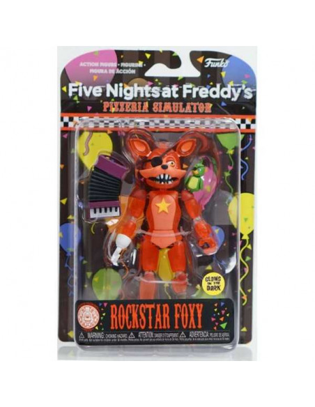 Figura Rockstar Foxy (Glows in the Dark). FNAF