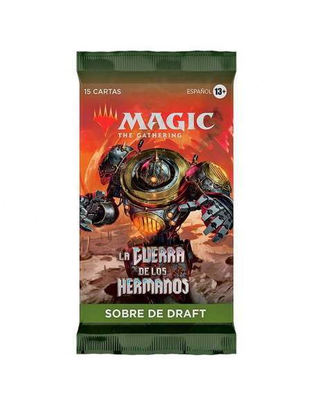 Brothers War Booster Pack. Draft Booster Pack (15 Cards) (Spanish)