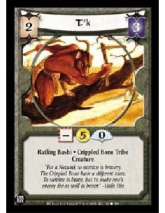 T'k  - Ratling Bushi * Crippled Bone Tribe Creature