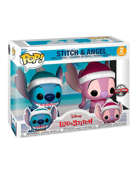 Funko Pop Stitch y Angel Winter exclusive. 2 pack. Lilo & Stitch