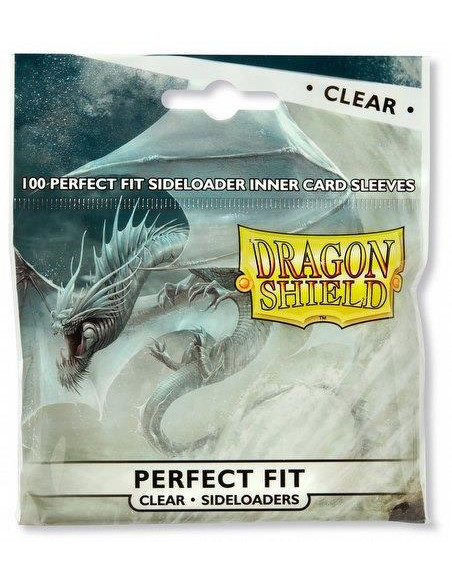 Dragon Shield Standard Perfect Fit Sideloader Sleeves (63x88mm) - Clear (100)