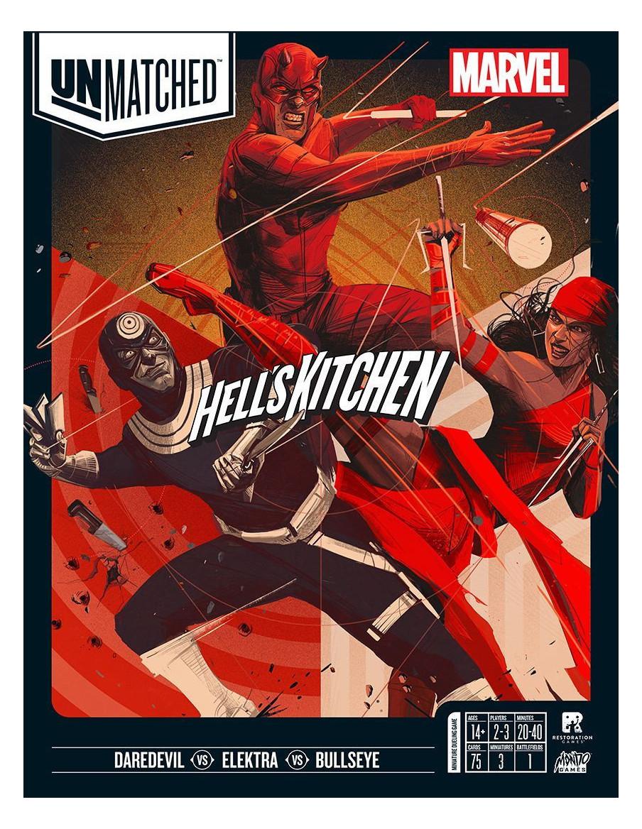 Unmatched Hell's Kitchen (Inglés)  - Unmatched Hell's Kitchen, juego de mesa en inglés de las editoriales Restoration Games y Mo