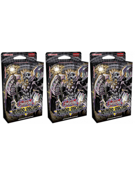 Dark World Structure Deck x3 (Spanish)  - Darkness returns this winter with a brand-new Structure Deck: Dark WorldGrapha, Dragon