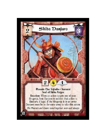 Shiba Danjuro  - Phoenix Clan Yojimbo * Samurai Soul of Shiba Raigen Reaction: When an action targets one of your Shugenja, bow 