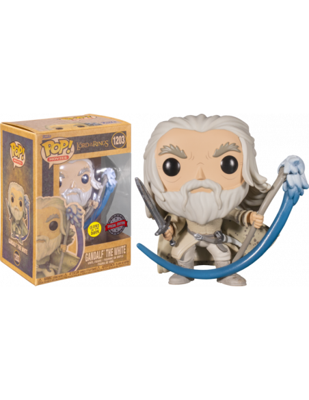 Funko Pop Gandalf el Blanco. El Señor de los Anillos (Brilla en la Oscuridad)  - Funko Pop Gandalf el Blanco. El Señor de los An