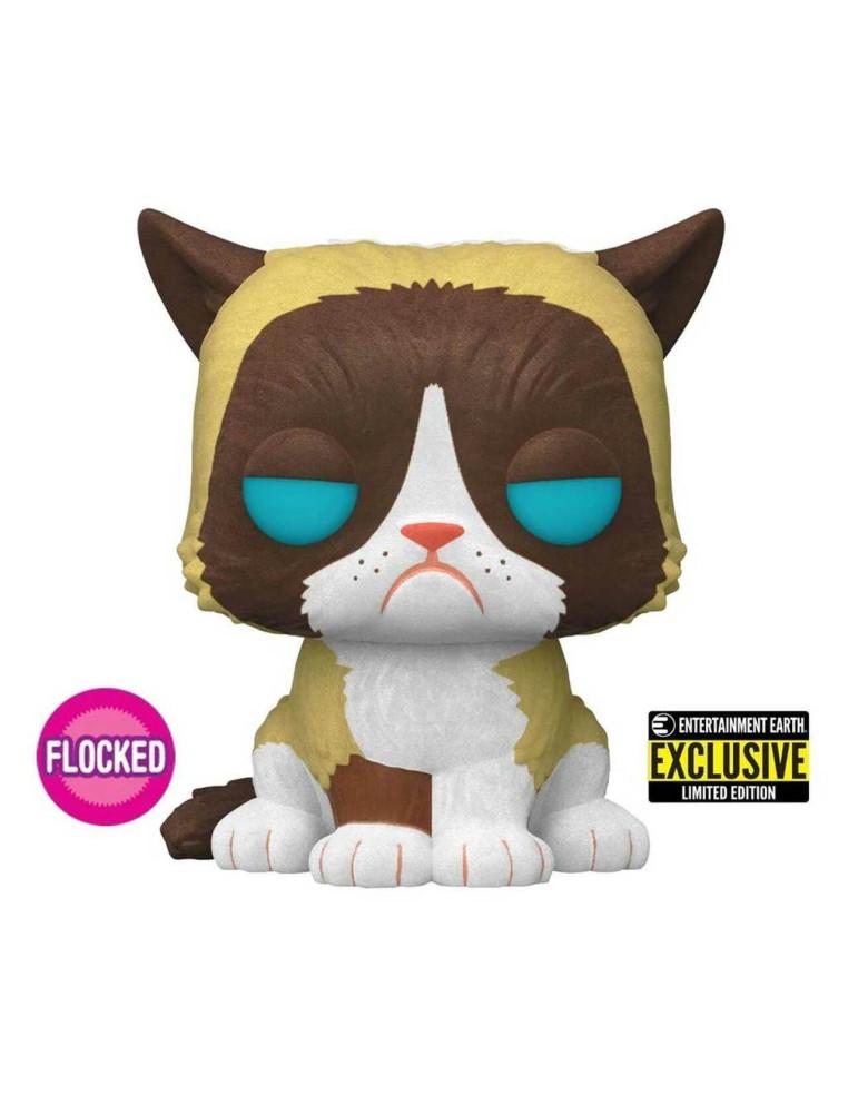 Funko Pop. Grumpy Cat. Flocked (caja dañada)  - Funko Pop Grumpy Cat. Flocked (caja dañada)