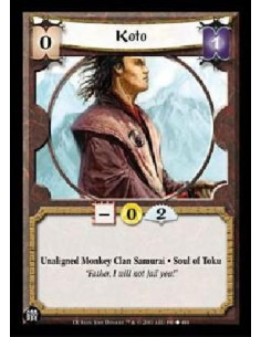 Koto  - Unaligned Monkey Clan Samurai * Soul of Toku