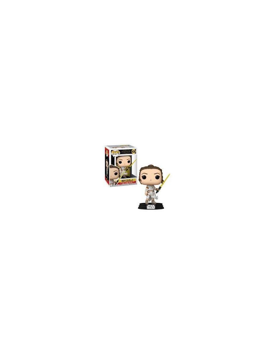 Funko Pop. Rey Sable amarillo. Star Wars (Figura Dañada)  - Figura Rey con sable amarillo (Rise of Skywalker)