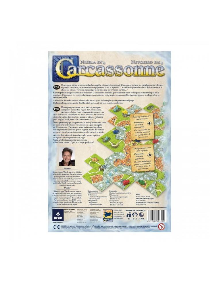 Niebla en Carcassonne  - Esta edición completamente independiente, pero compatible con el juego clásico original Carcassonne, cu